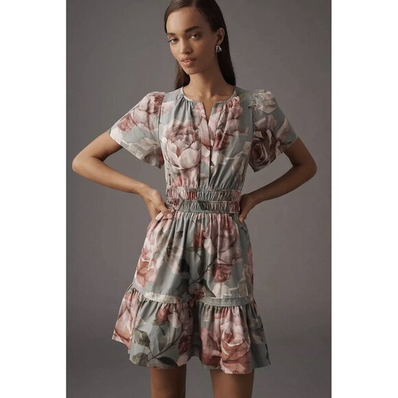 NWT Size S- Loverly Grey x Anthropologie The Somerset Mini Dress (NWT US$ 140) - Picture 5 of 16